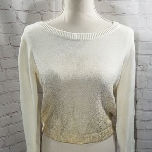Nordstrom Frenchi Gold Splatter Sweater